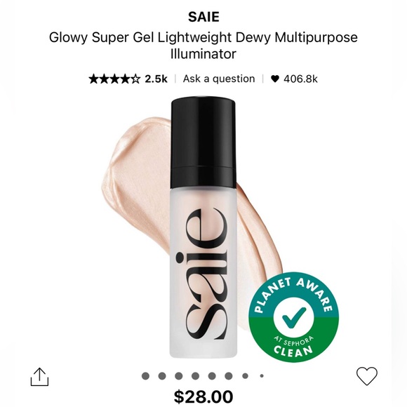 ✨💜NEW SAIE Glowy Super Gel Dewy Multipurpose Illuminator + FREE Bonus Clinique - Picture 7 of 7